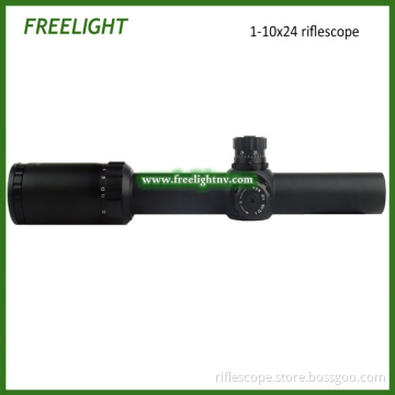 1-10x24 tactical Sniper shooting Rifle scope 10 times zoom Optical Gunsight